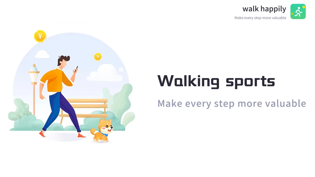 Walk happily-walk to earn