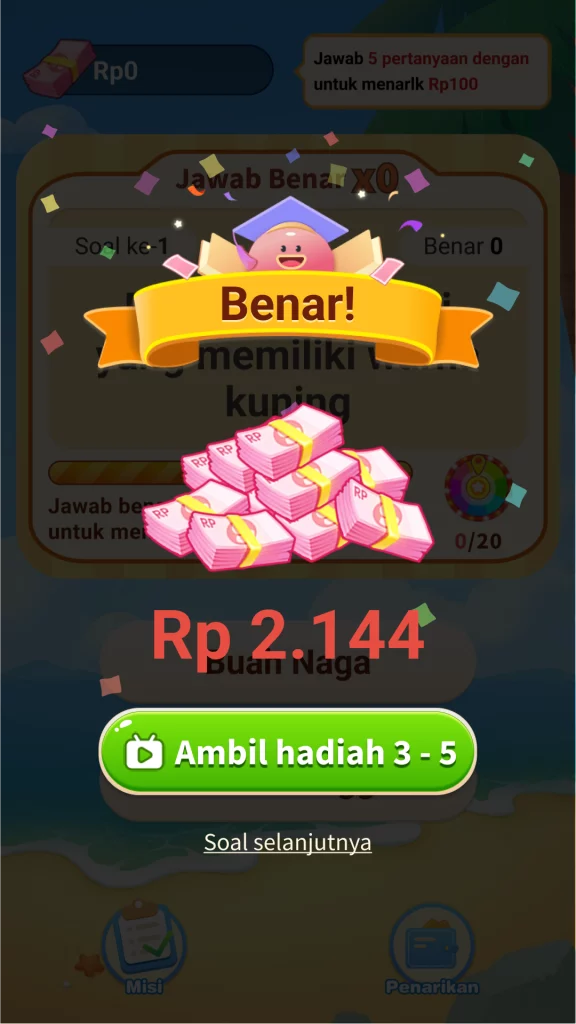 Game to earn free money