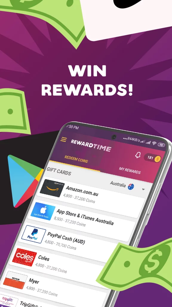 App to win gift cards