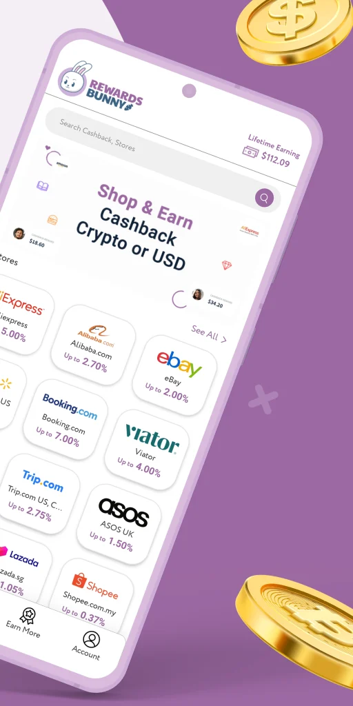 RBunny: Shop & Earn Crypto app