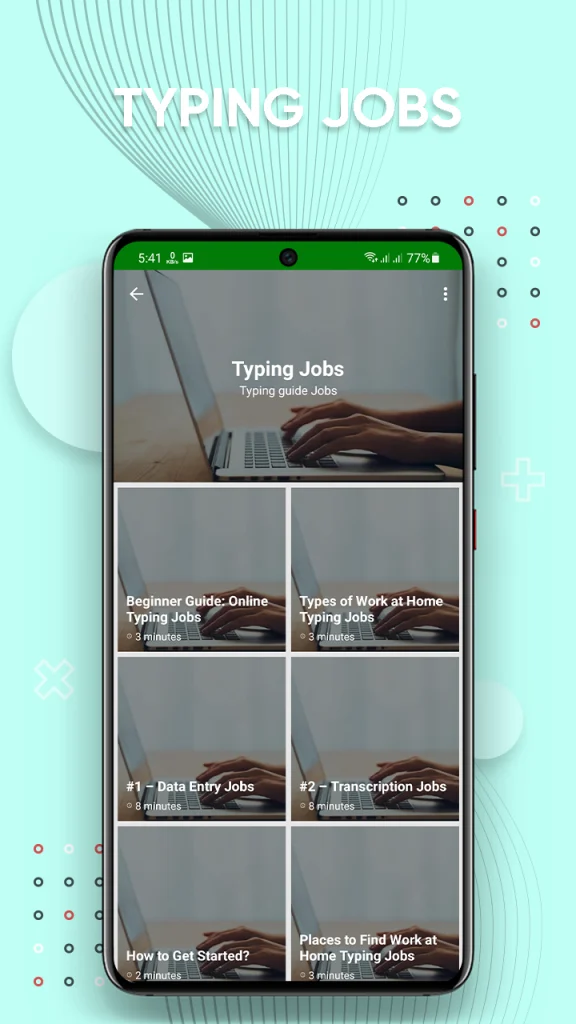 Typing Job: Earn Money Online app