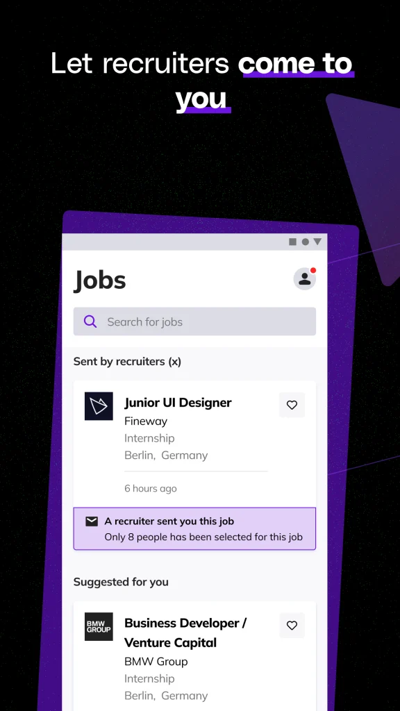 Download JobTeaser – jobs for students