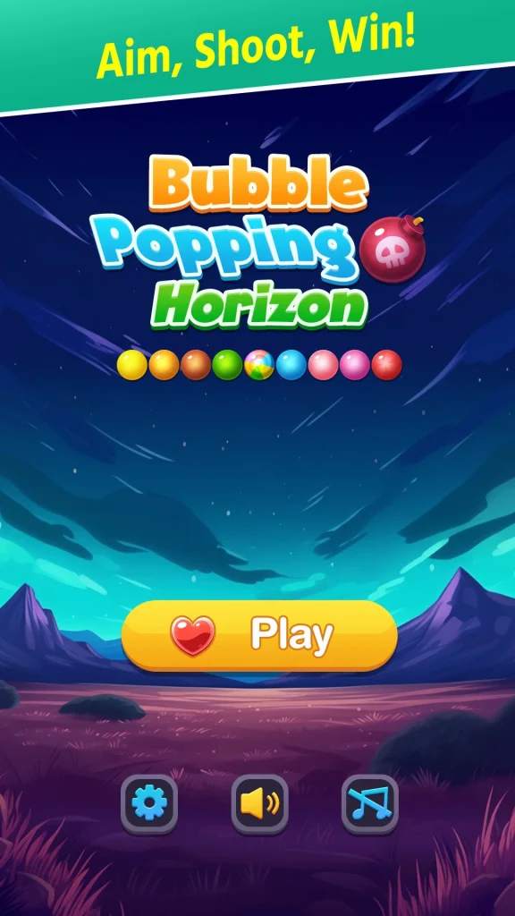 Bubble Popping: Horizon app