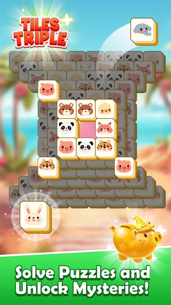 Download Happy Animal Triple Tiles