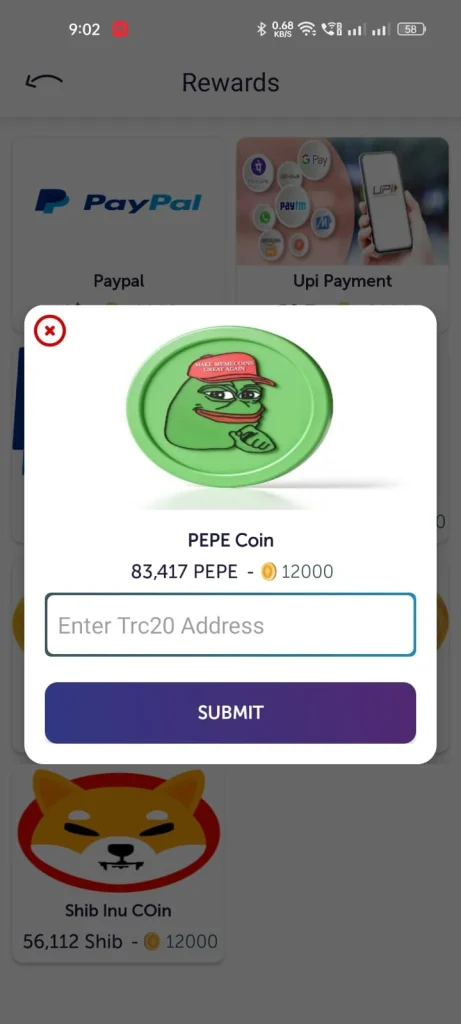 Pepe Reward – Earn Pepe Easily app