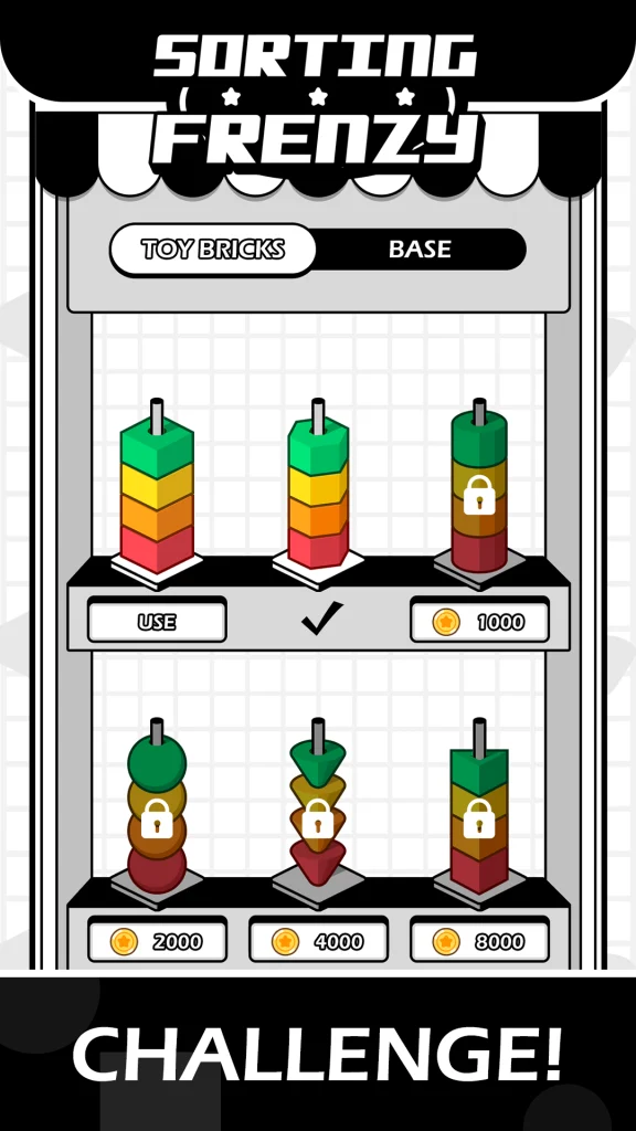 Sorting Frenzy app