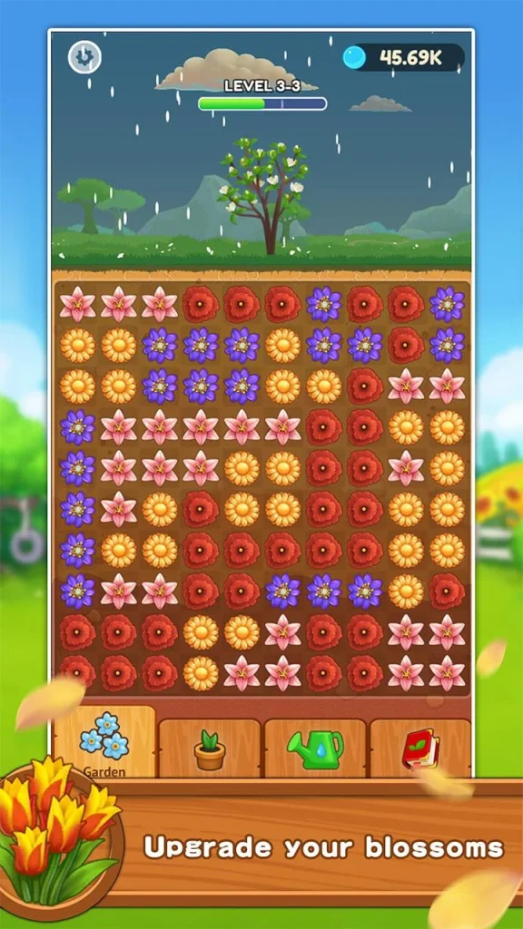 Flower Pop Garden app