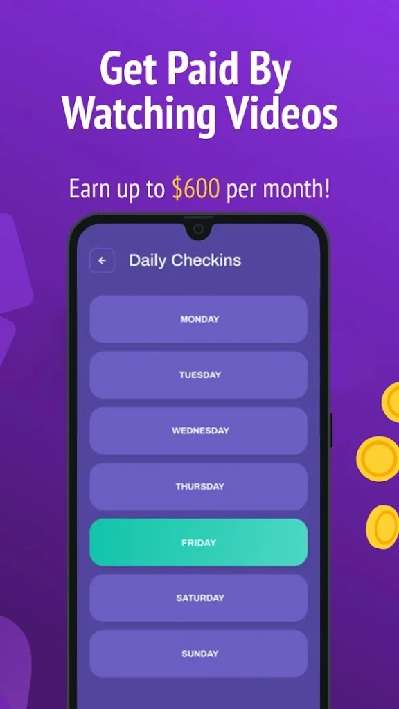 Watch and Earn app