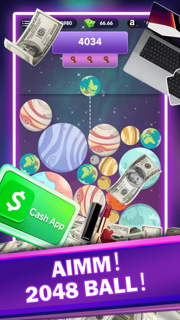 Download Merge Money Planet : 2048 Cash