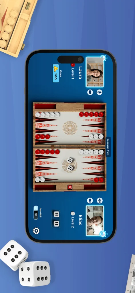 Meet2Play – Chess & Backgammon app