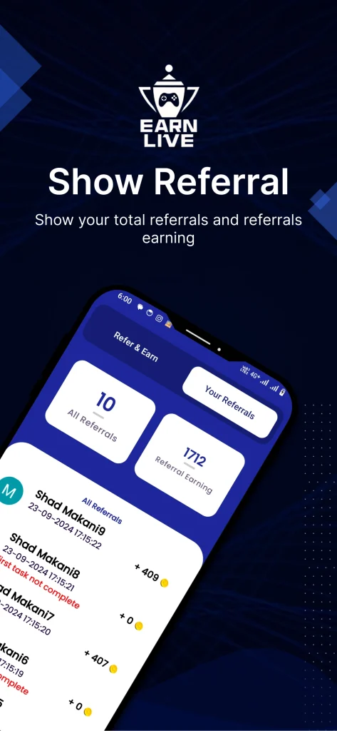 Earn Live – Play & Win Rewards app
