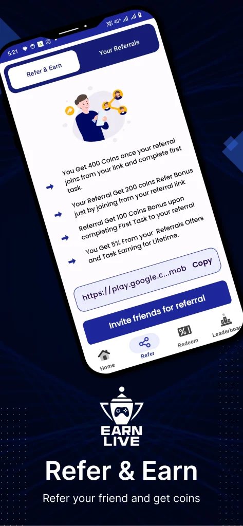 Earn Live – Play & Win Rewards app
