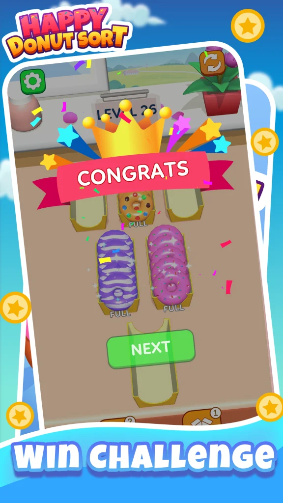 Happy Donut Sort app