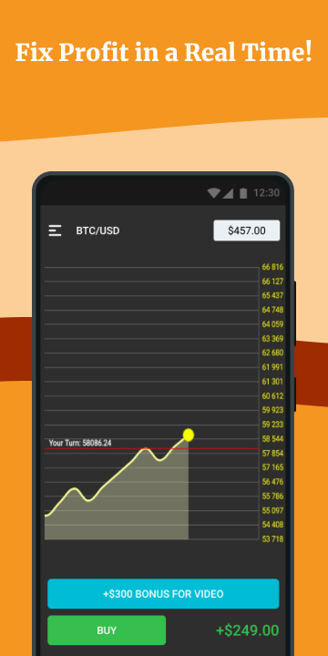 Bitcoin Flip Trading Simulator app