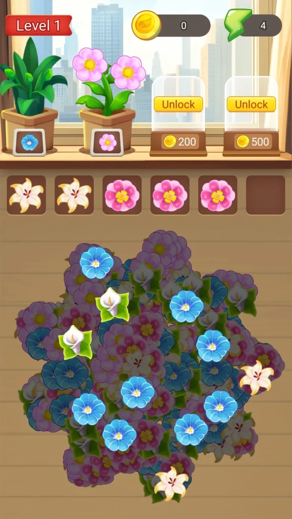 Match Flowerbed app