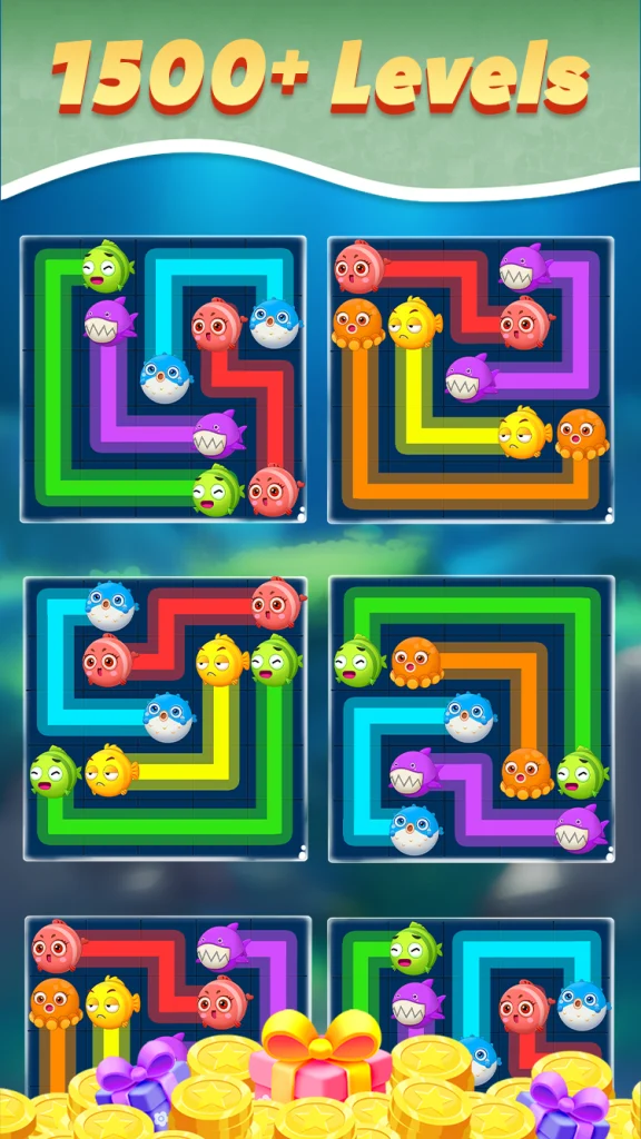 Download Connect Fish - Color Line Game