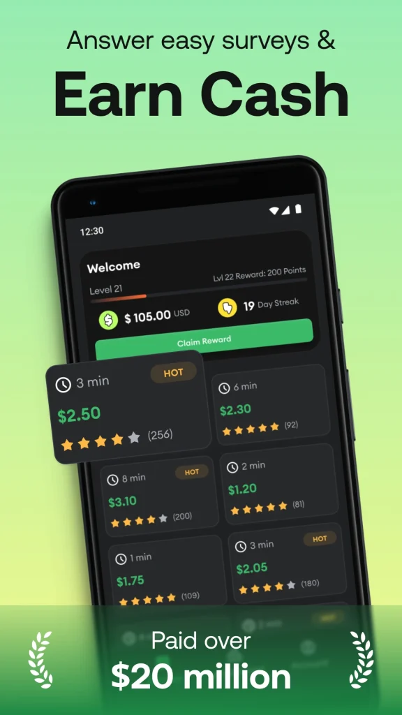 Download HeyCash: Surveys for Money