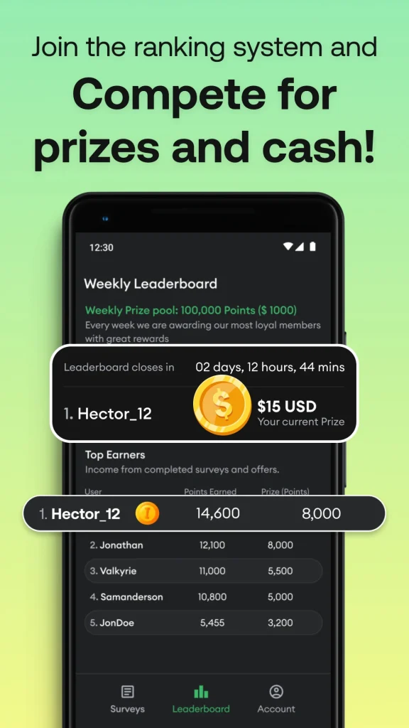 HeyCash: Surveys for Money app