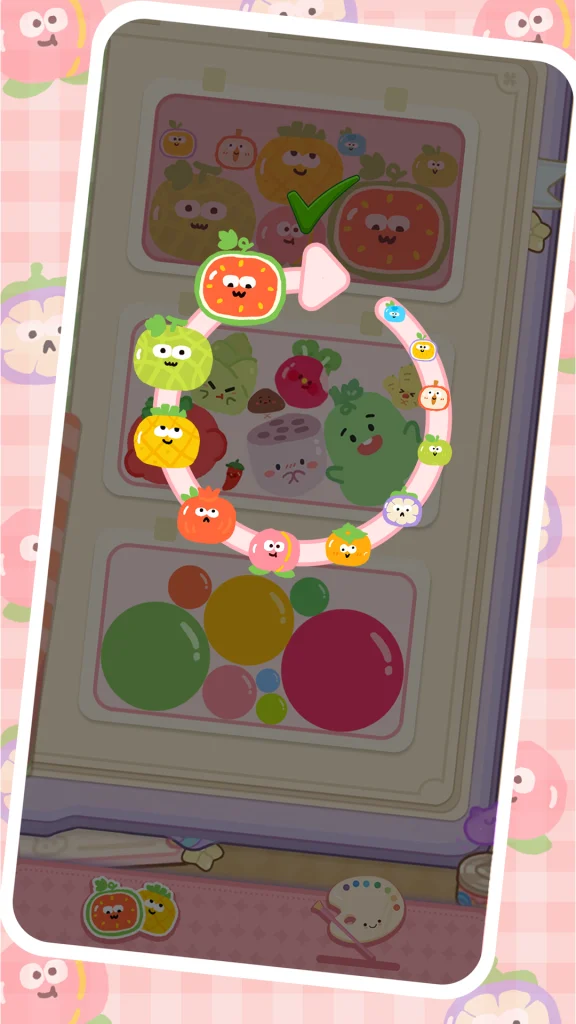 Cute Fruits Fusion app 