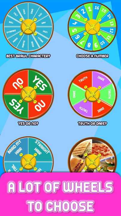 Spin the Wheel: Fortune Decide app