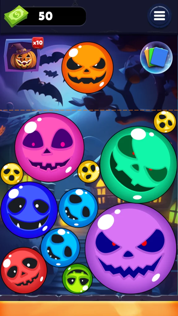 Halloween Ball - Merge Game app