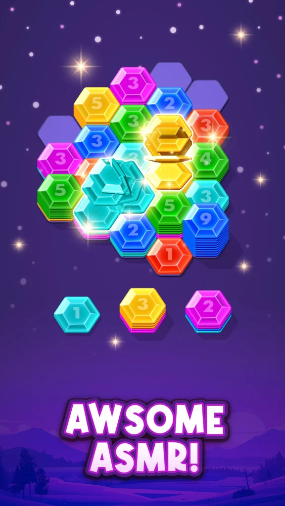 Download Jewel Hexa Stack: Diamond Sort